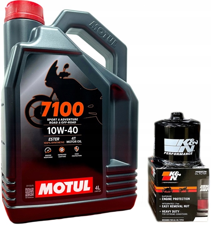 Olej Motul 7100 4T 10W40 Ester MA2 4L+ Filtr Oleju