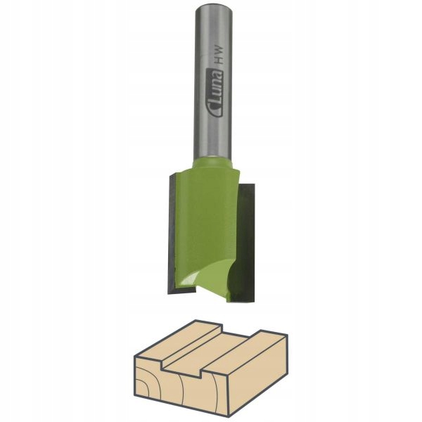 Prstová Fréza Pro Drážky Výstupků Do Kovu Hss 14 MM, Stopka 8 MM