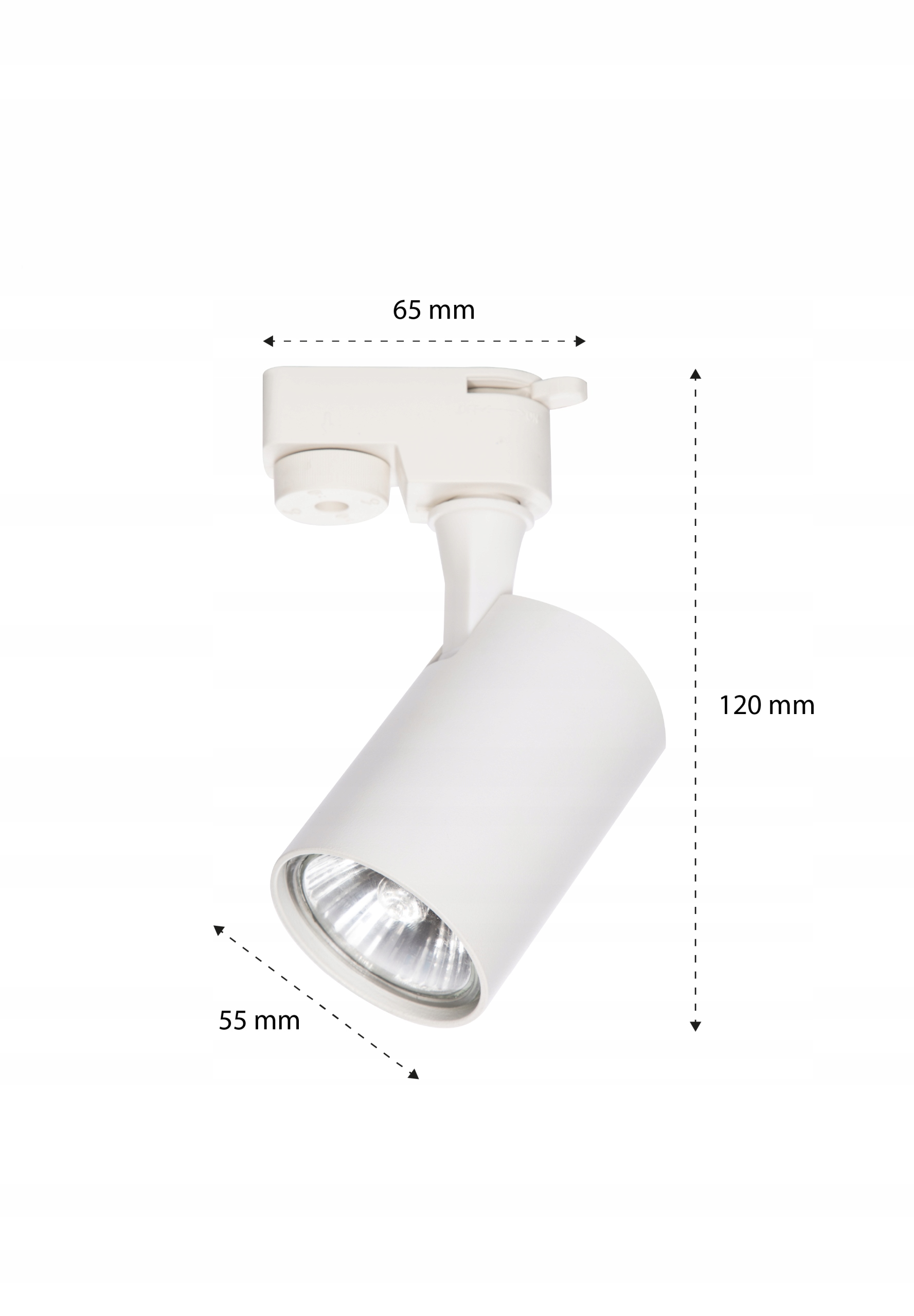 LAMPA LED REFLEKTOR GU10 do SZYNOPRZEWÓD 1 fazowy Liczba punktów światła 1