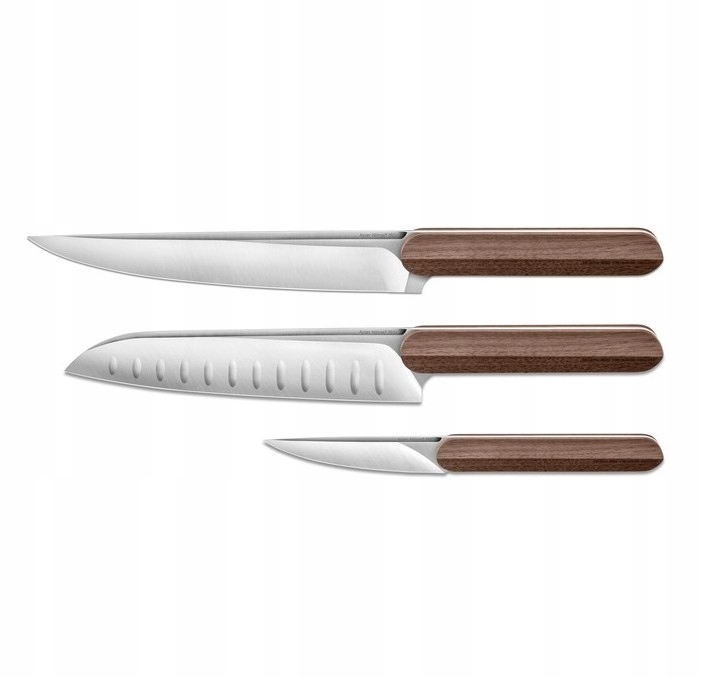 Tarrerias-Bonjean Louis Sada Kuchynských Nožov 3 ks Rukoväť orech