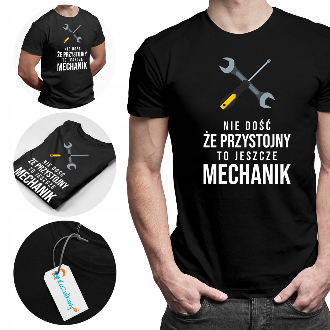 

Nie dość że przystojny koszulka dla mechanika