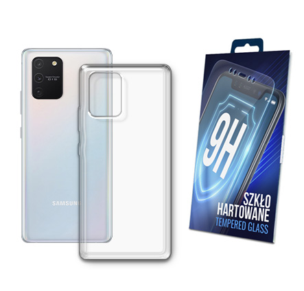 

Etui Clear + Szkło do Samsung Galaxy S10 Lite Case