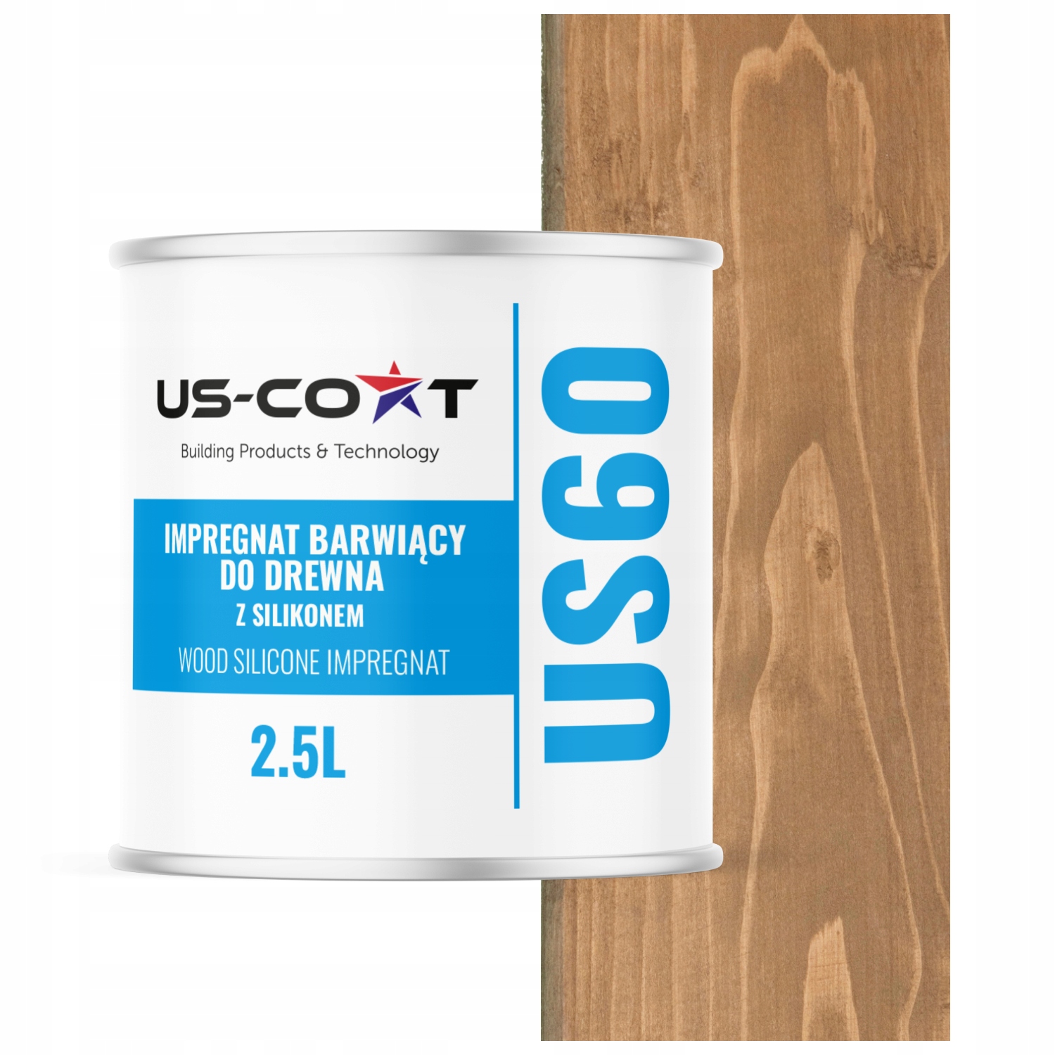 Impregnat Do Drewna Extra Farba Z Silikonem Chron Trwały Irychowy Beż 2,5L