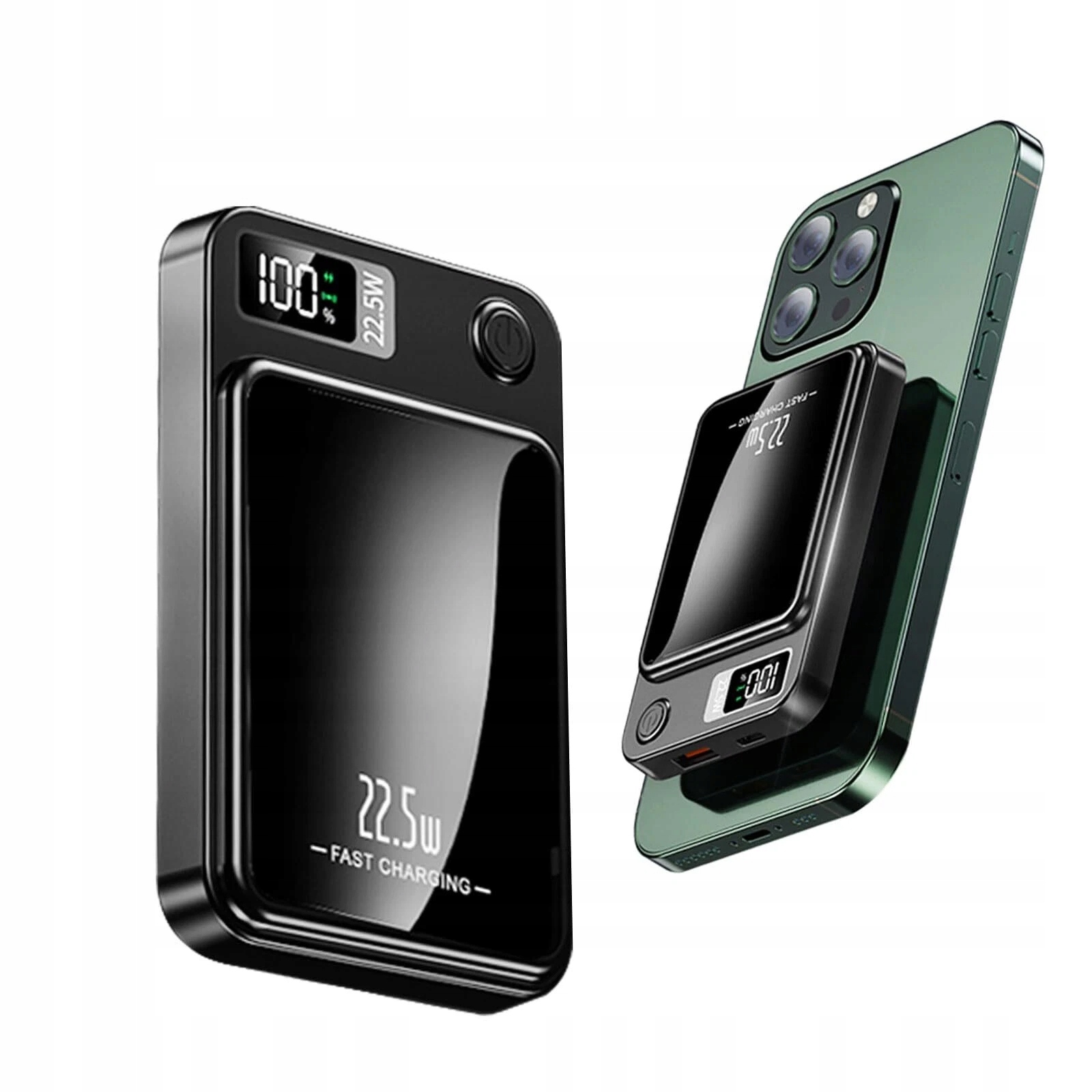 Indukční Powerbanka 10000MAH Ultratenká Power Banka 22.5W S Magsafe Usb-c