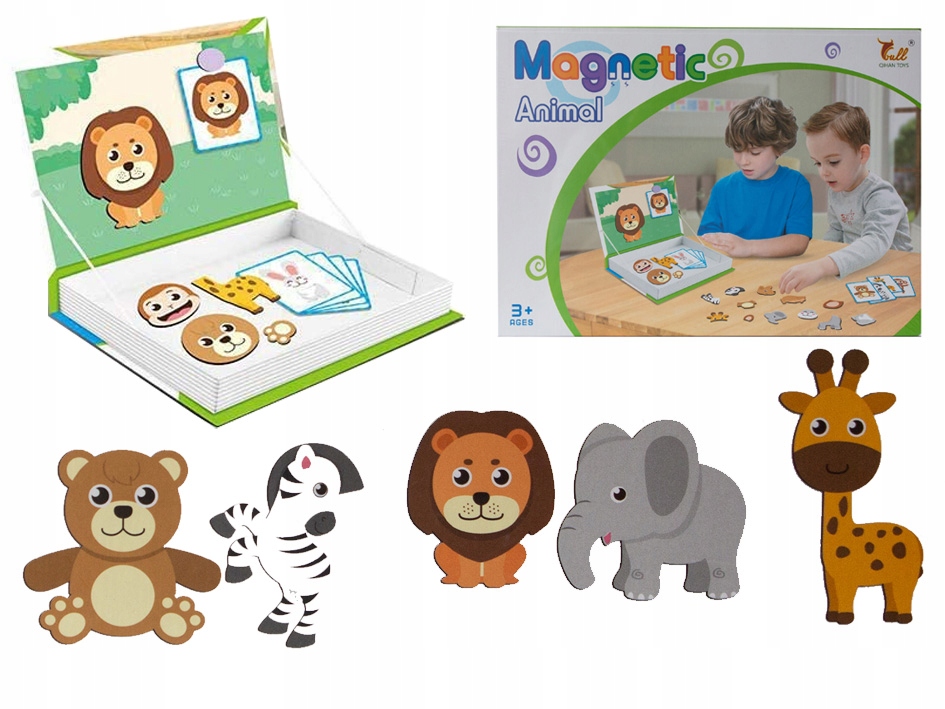 

110745 Askato Układanka Magnetyczna Zwierzęta