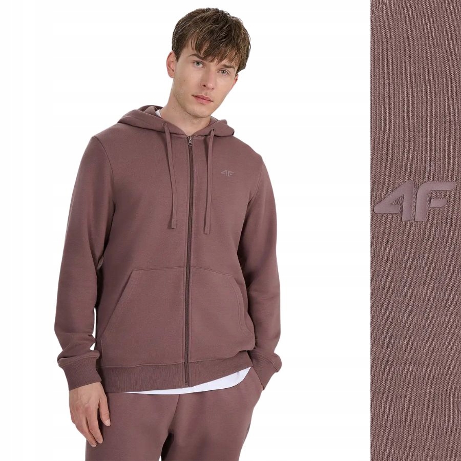 Bluza Męska 4F Dresowa Sportowa Ciepła Na Co Dzień