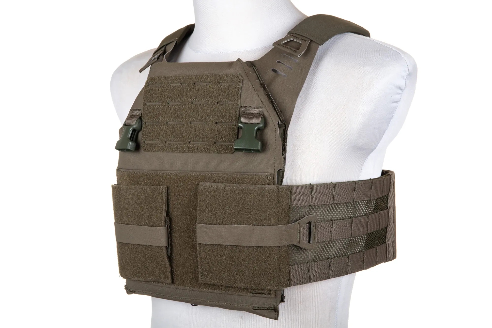 Taktická vesta Wosport VE-97 Plate Carrier Ranger Green