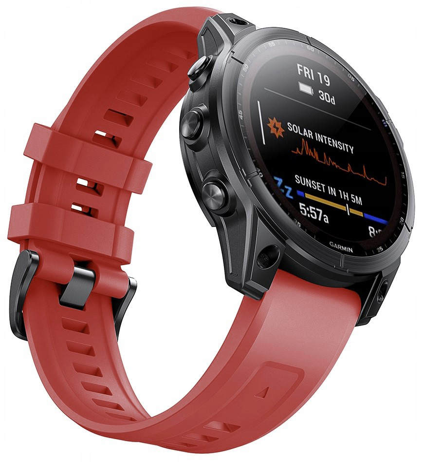 BORDOWY Pasek Garmin Fenix 7 Sapphire Solar (22mm) Model Garmin Fenix 7 Sapphire Solar