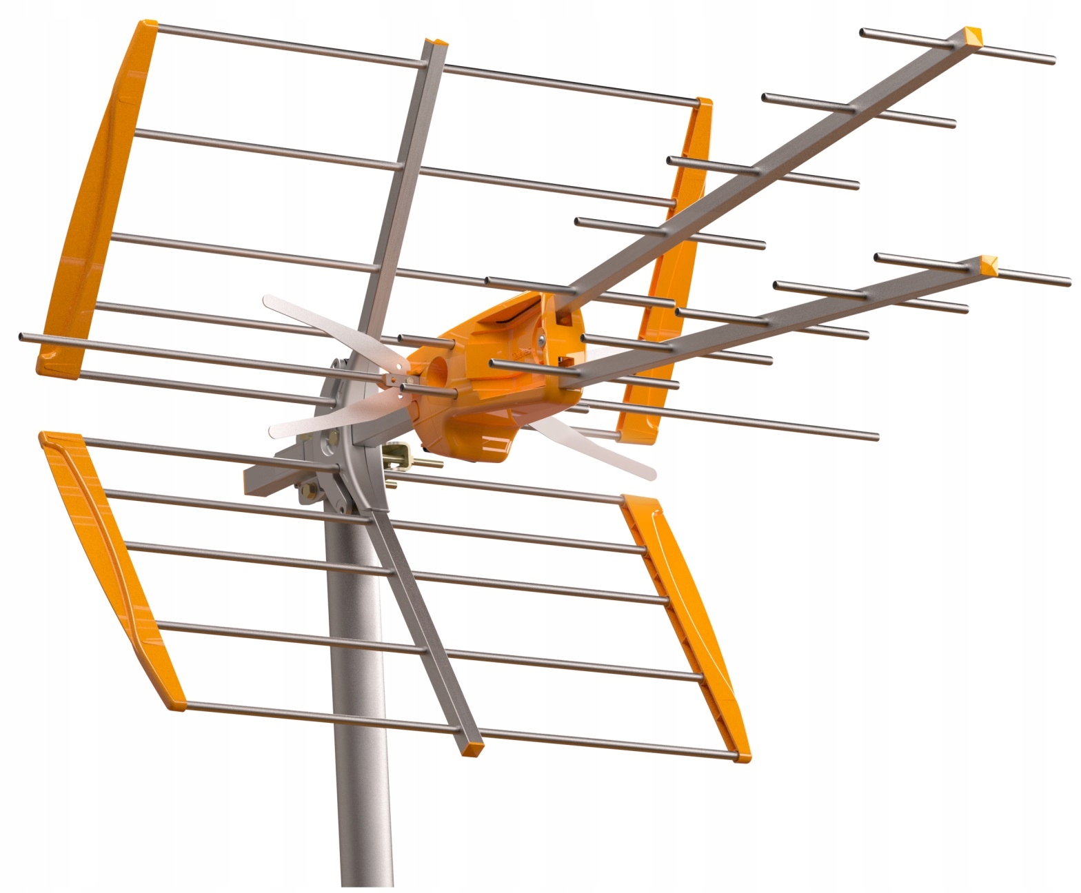 Antena DVB-T2 Televes V+ MiX Combo Wzmacniacz Zasilacz 12V Rozdzielacz 2 TV Kod producenta 149011