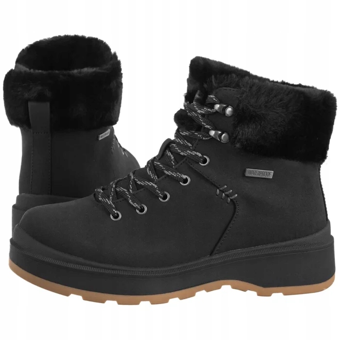 Dámské zimní boty Trapery Skechers Park City Black 168087/BBK Černé