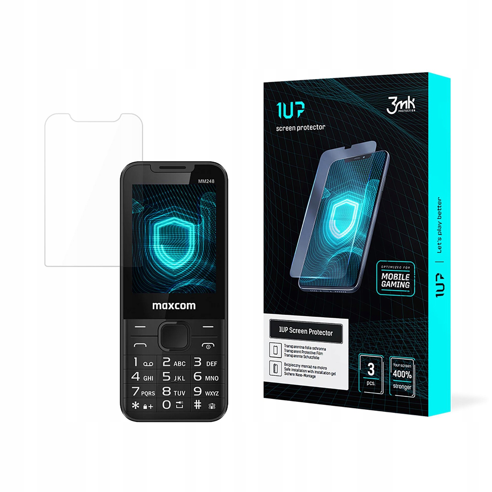 Fólie pro MaxCom MM248 4G 3mk 1UP