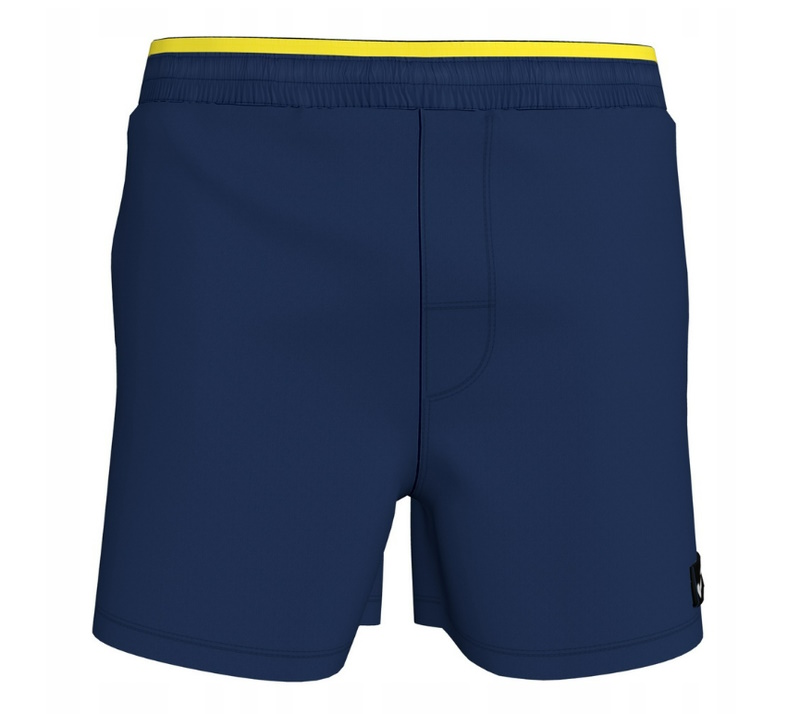 Spodenki do wody męskie kąpielówki Joma granatowo-żółte szybkoschnące r. XL