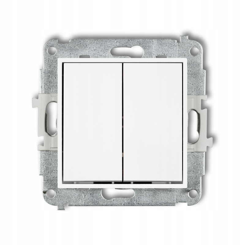 

Wyłącznik łącznik podwójny Biały MWP-2 Karlik Mini