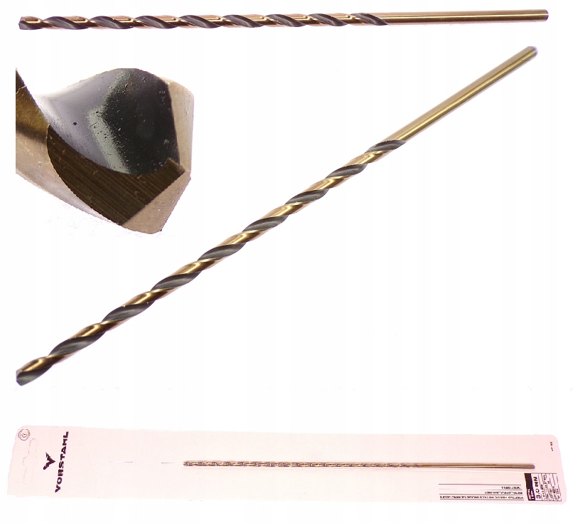 

Wiertło Do Metalu 3MM Bardzo Długie 3,0x240MM Hss