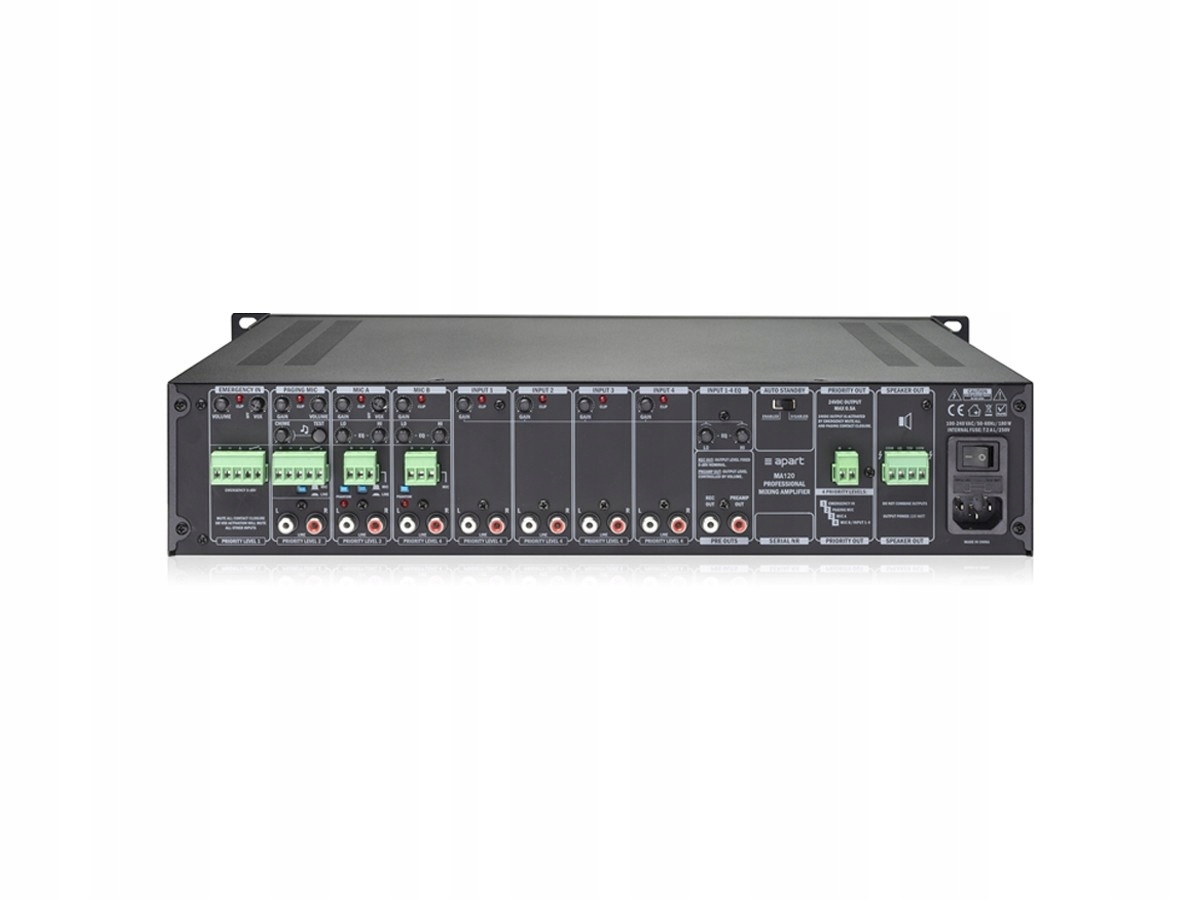 BIAMP MA120 Wzmacniacz miksujący 120W/100V Marka Apart