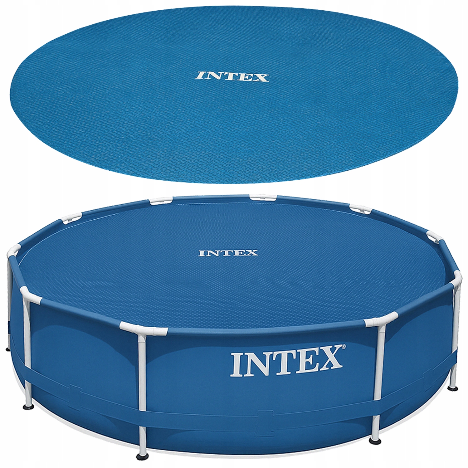 Folia Mata Pokrywa Bąbelkowa Solarna Do Basenów Intex 366 CM 29022