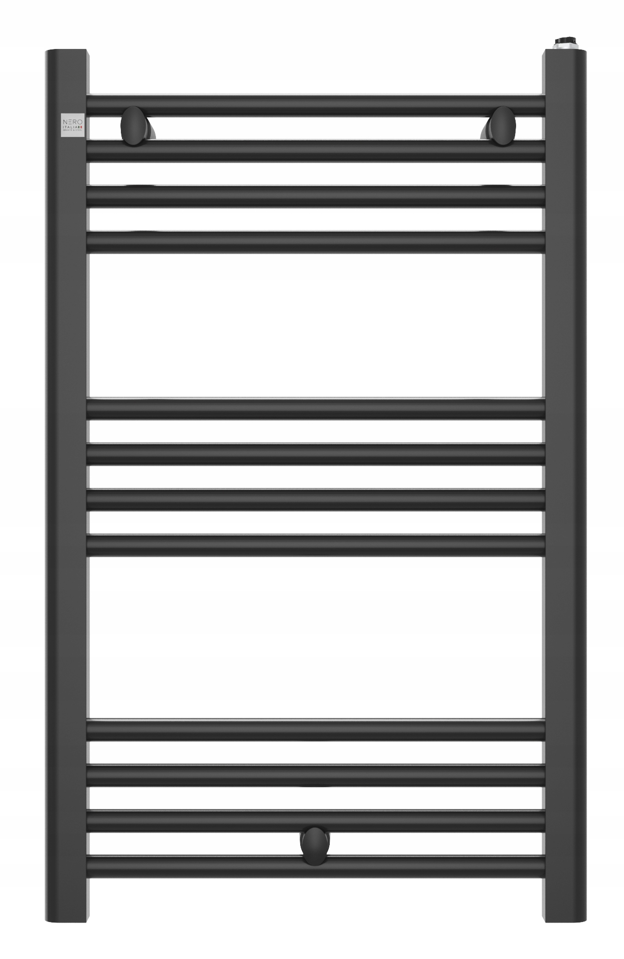 Kúpeľňový Kalorifer 50/80 cm Čierny Rebrík Moderný Puerto