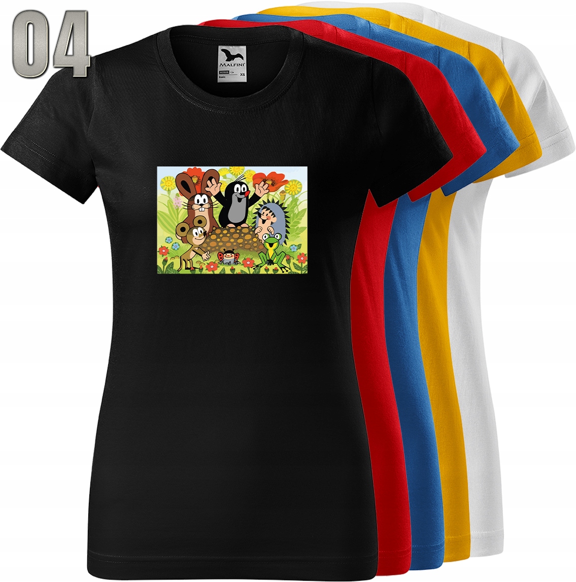 KOSZULKA DAMSKA KRECIK XXL Kolor wielokolorowy