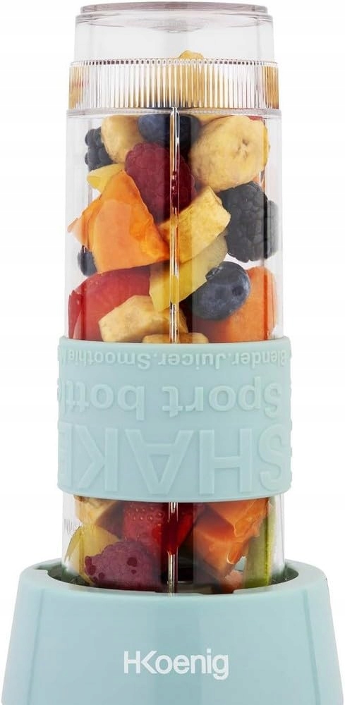 HKOENIG Mini Blender Kompaktowy Niebieski 570mL 300W Bez BPA Smoothie — miniatura 4