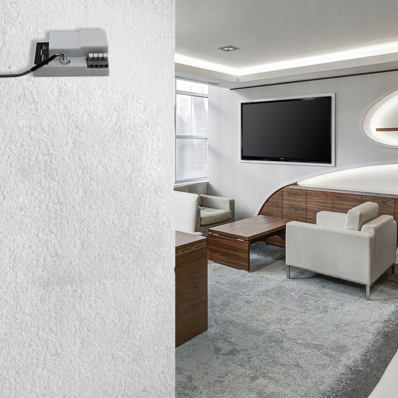 Czujnik RUCHU zmierzchu LED sensor MIKROFALOWY Stan opakowania oryginalne