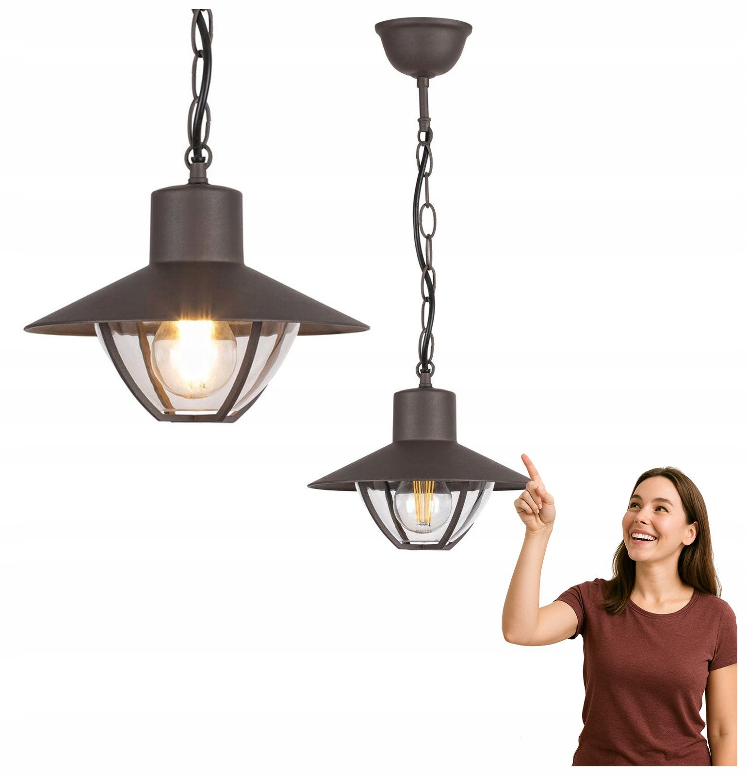 Venkovní závěsná lampa Almada 7885 Rabalux
