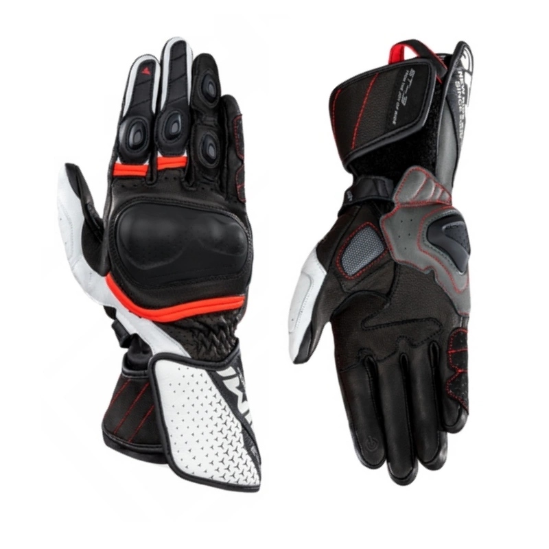 Motocyklové rukavice Shima ST-3 White Red Darčeky