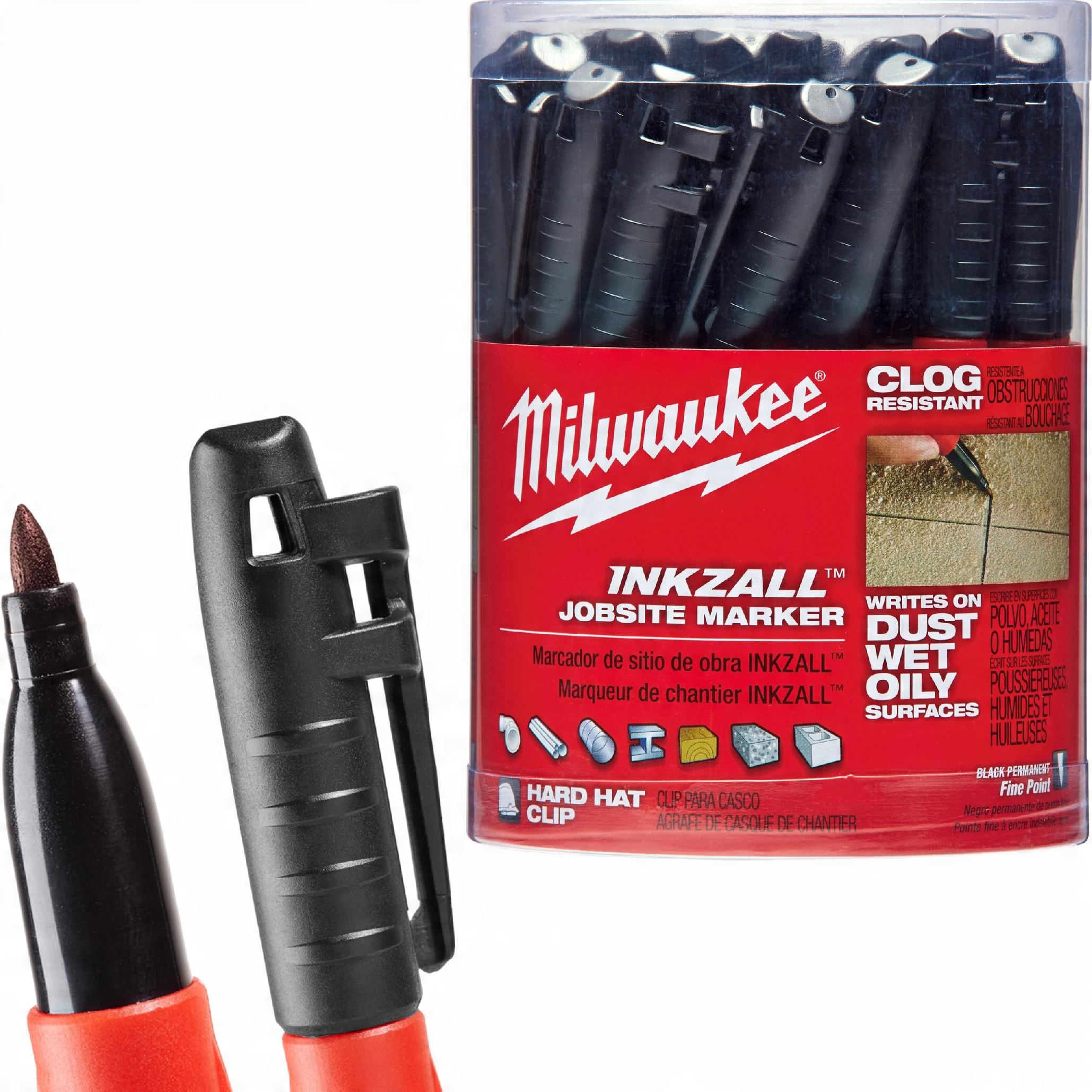 

Marker czarny budowlany Milwaukee Inkzall 36 szt.