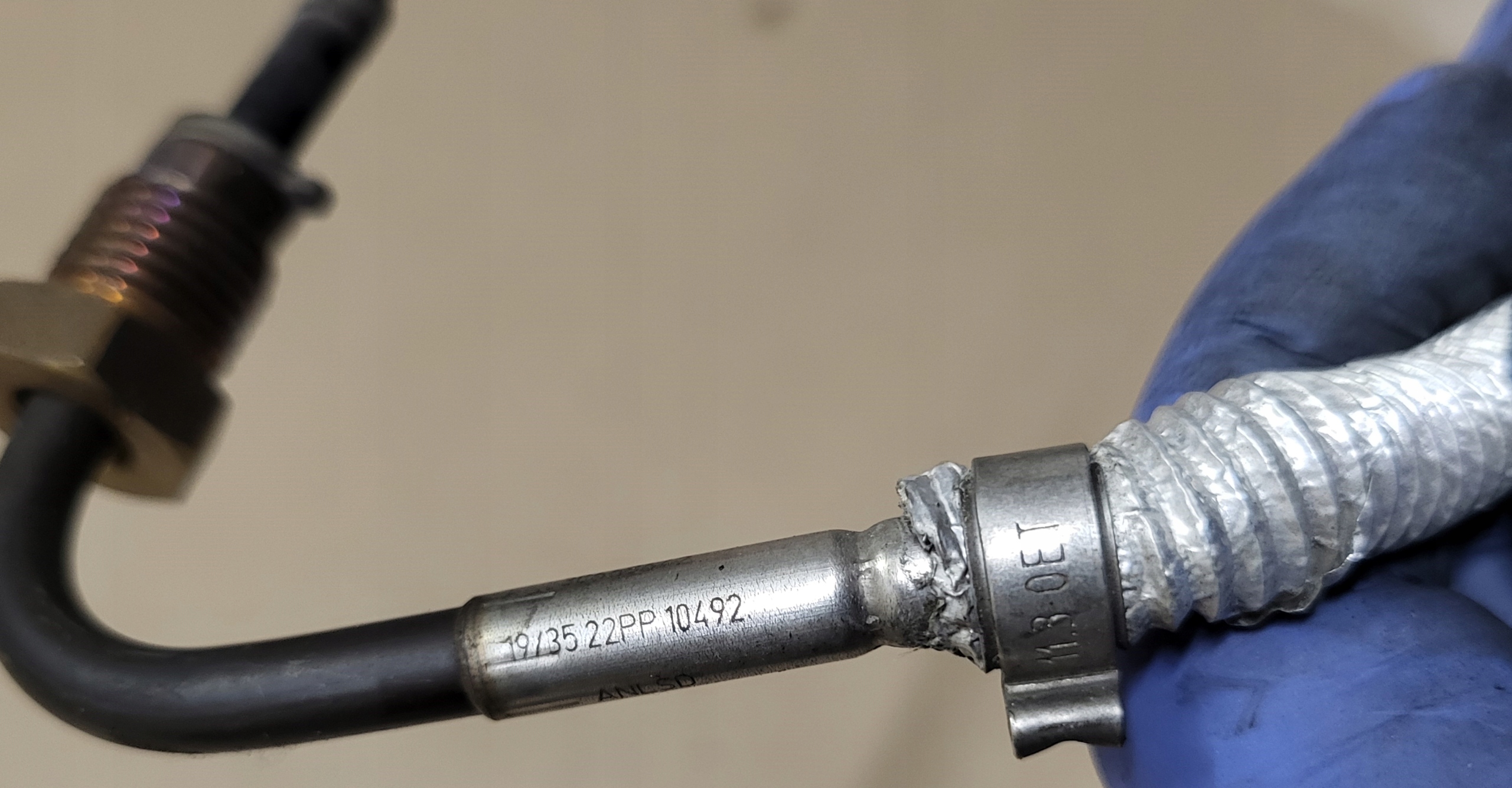 Sensor TEMPERATURY Gase VOLVO XC60 II XC90 V90 2.0D MILD HYBRID OE