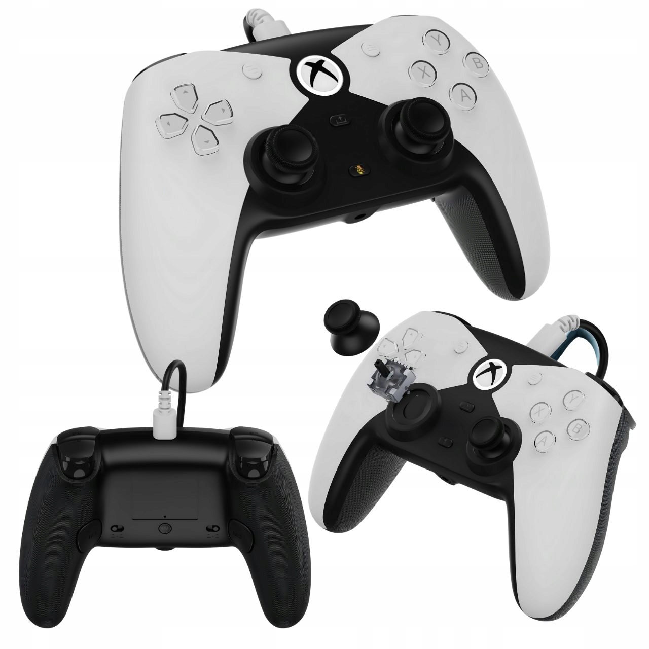 Kabelový ovladač Xbox Series X/s One a Pc, další Hallova tlačítka