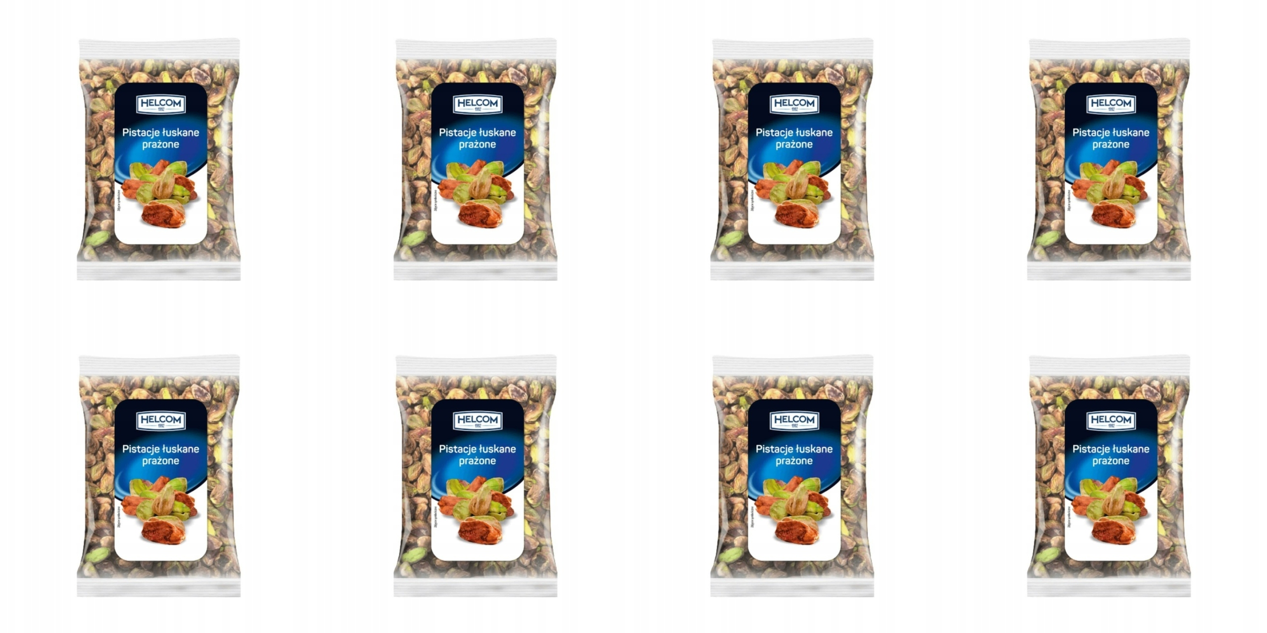 8x 500g Helcom Pistacje łuskane prażone Karton