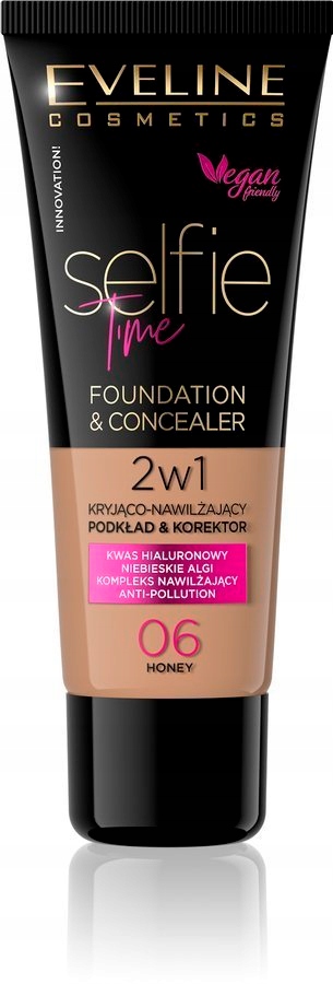 

Eveline Selfie Time 2W1 Podkład 06 Honey 30ml