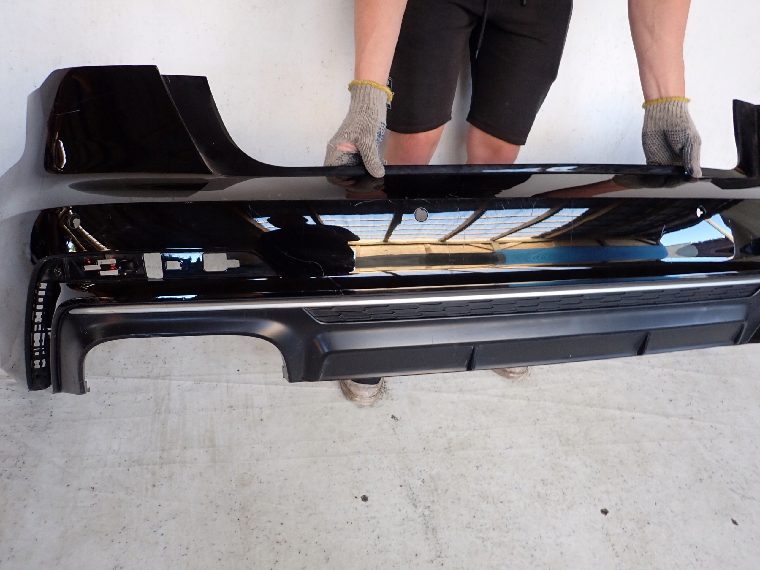AUDI S6 C8 4K5 sedan 18- bumper rear part TYLNYU diffuser 6XPDC 4K5807511F