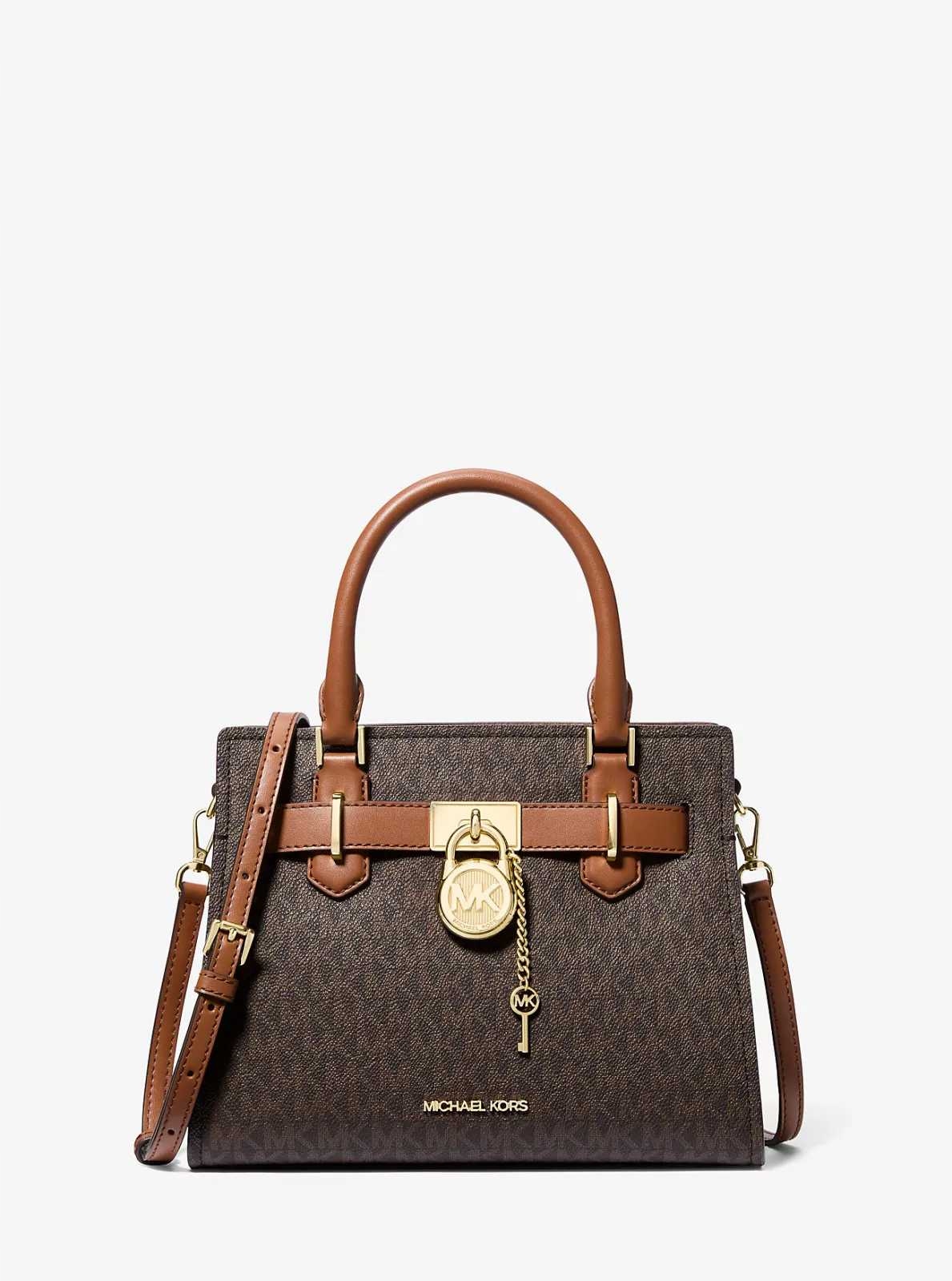 Michael Kors dámská kabelka Hamilton Small hnědá