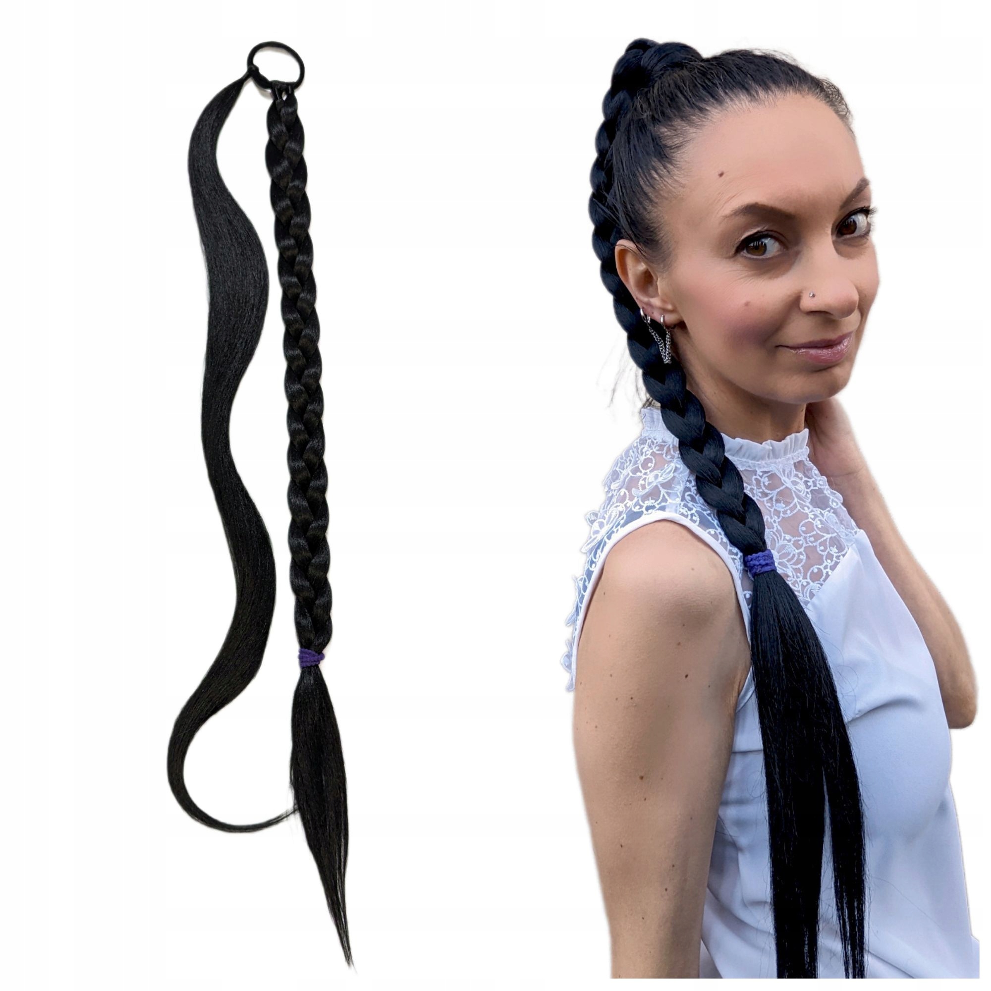 Copánek Poník Na Gumičce, Příčesek, černý, Onyxová Vazba, 60 cm