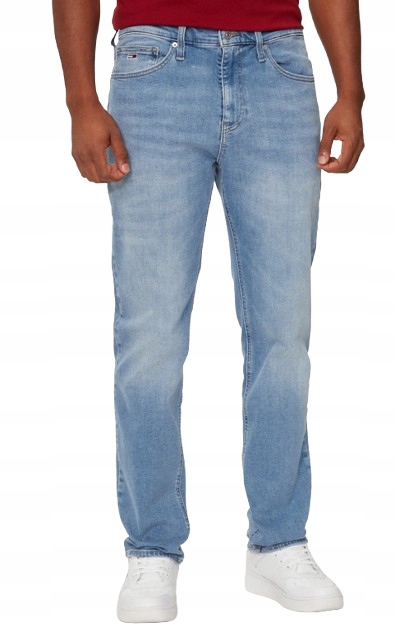 Tommy Jeans Pánské Džíny Jednoduché Modré Dlouhé Casual 27/34 J7G