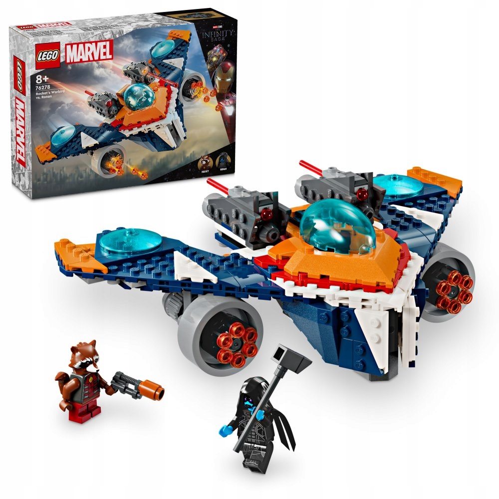 Lego Marvel 76278 Rocketův tryskáč Warbird vs. Ronan