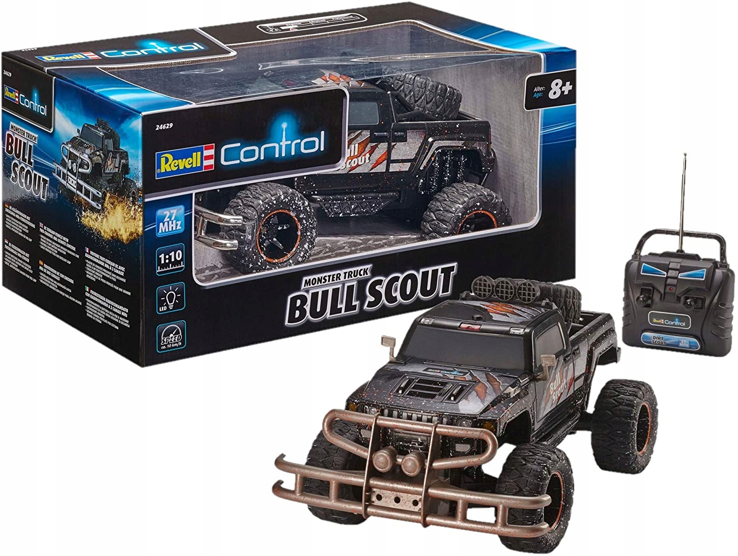 Revell Rc Monster Truck Zdalnie Sterowany Radiowy 27 MHz Bull Scout 24629