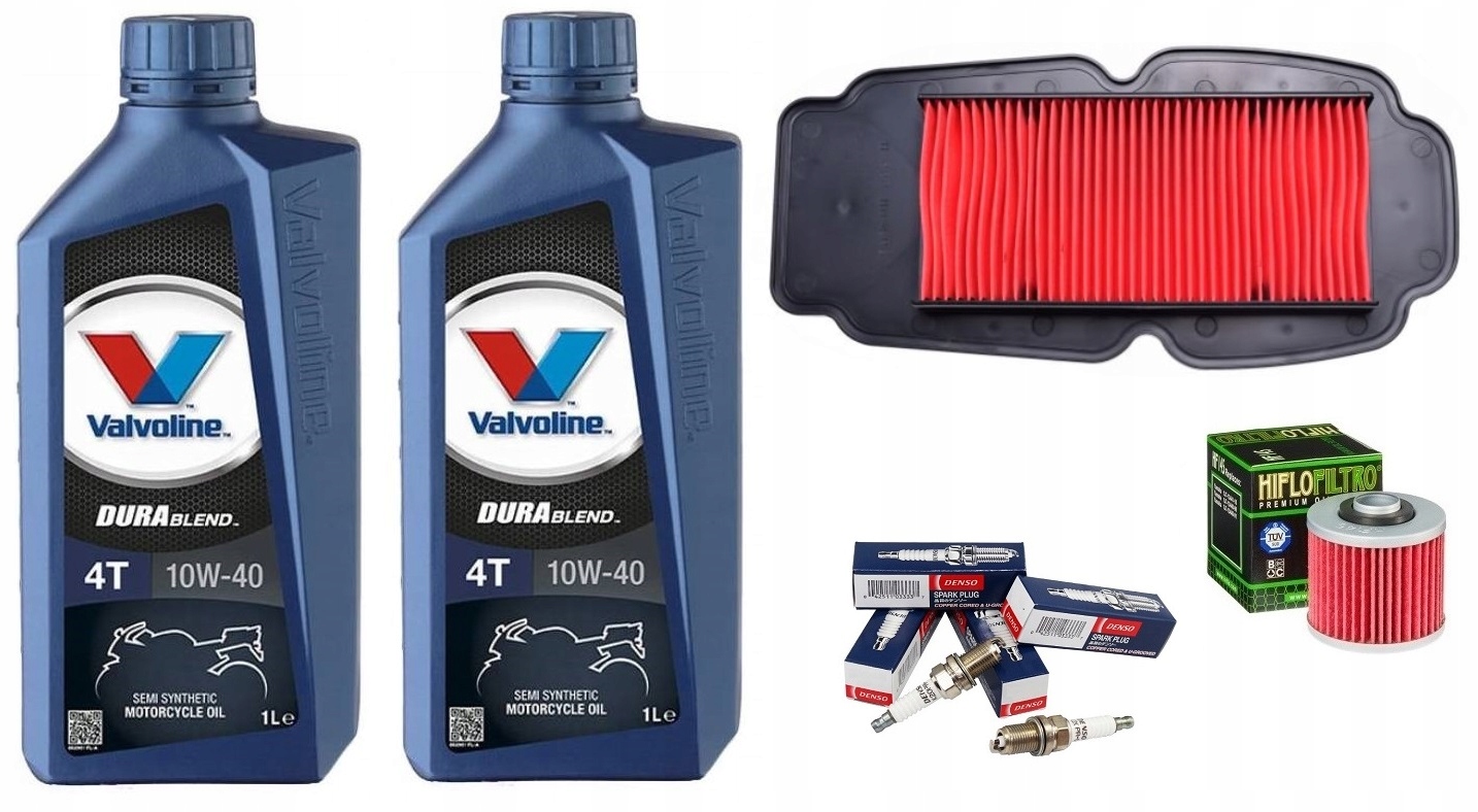 HONDA xl_125 VARADERO ZESTAW OLEJ VALVOLINE + FILTR OLEJU POWIETRZA ŚWIECE