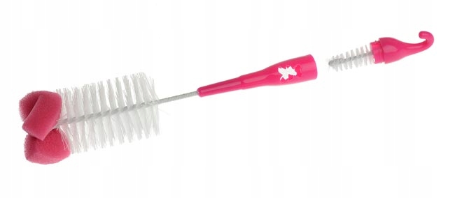 Szczotka do Mycia Butelek i Smoczków z GĄBKĄ 2 szt Marka Akuku