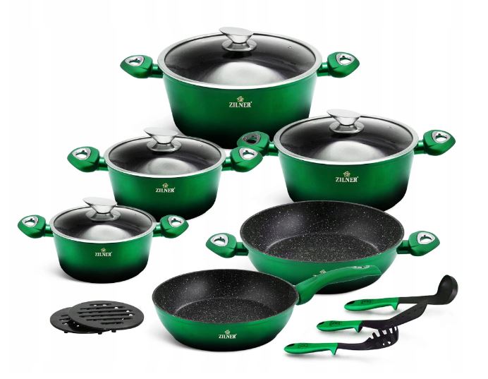 Zestaw Garnków ZILNER KIWI 15 ELE. ZL-8521