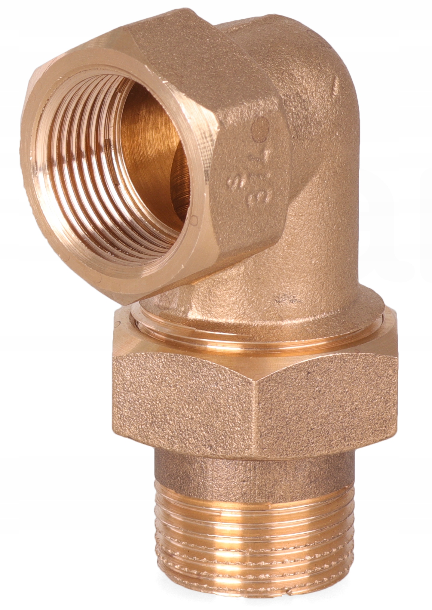 

Śrubunek Mosiężny Kątowy 1'' Mosiądz Kolanko