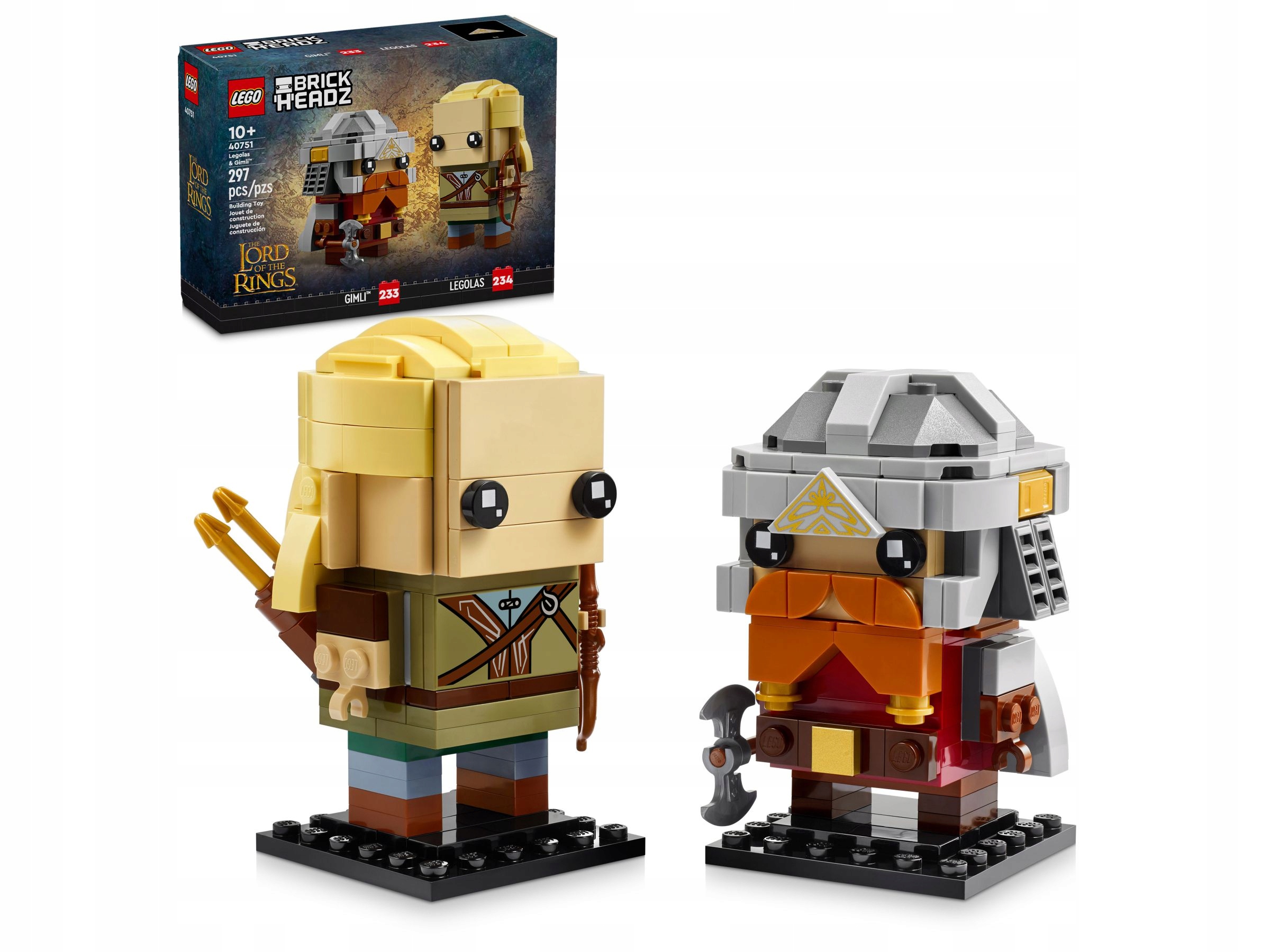 Sada Lego Brickheadz 40751 Vládce Prstenů Legoles A Gimli