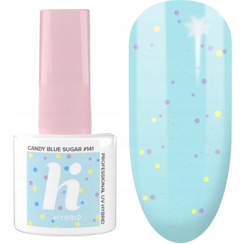 

141 Hi Hybrid Lakier Hybrydowy Candy Blue Sugar
