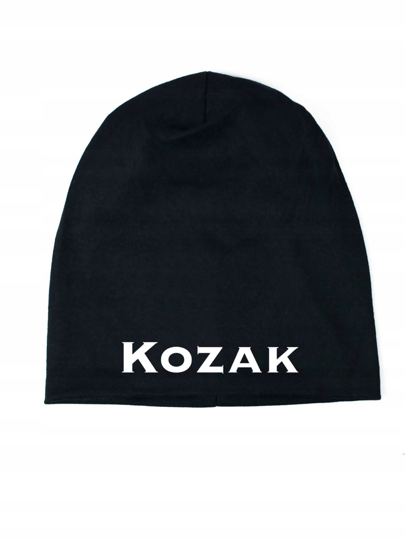 

Czapka Czarna Oversize Smerfetka Beanie Kozak