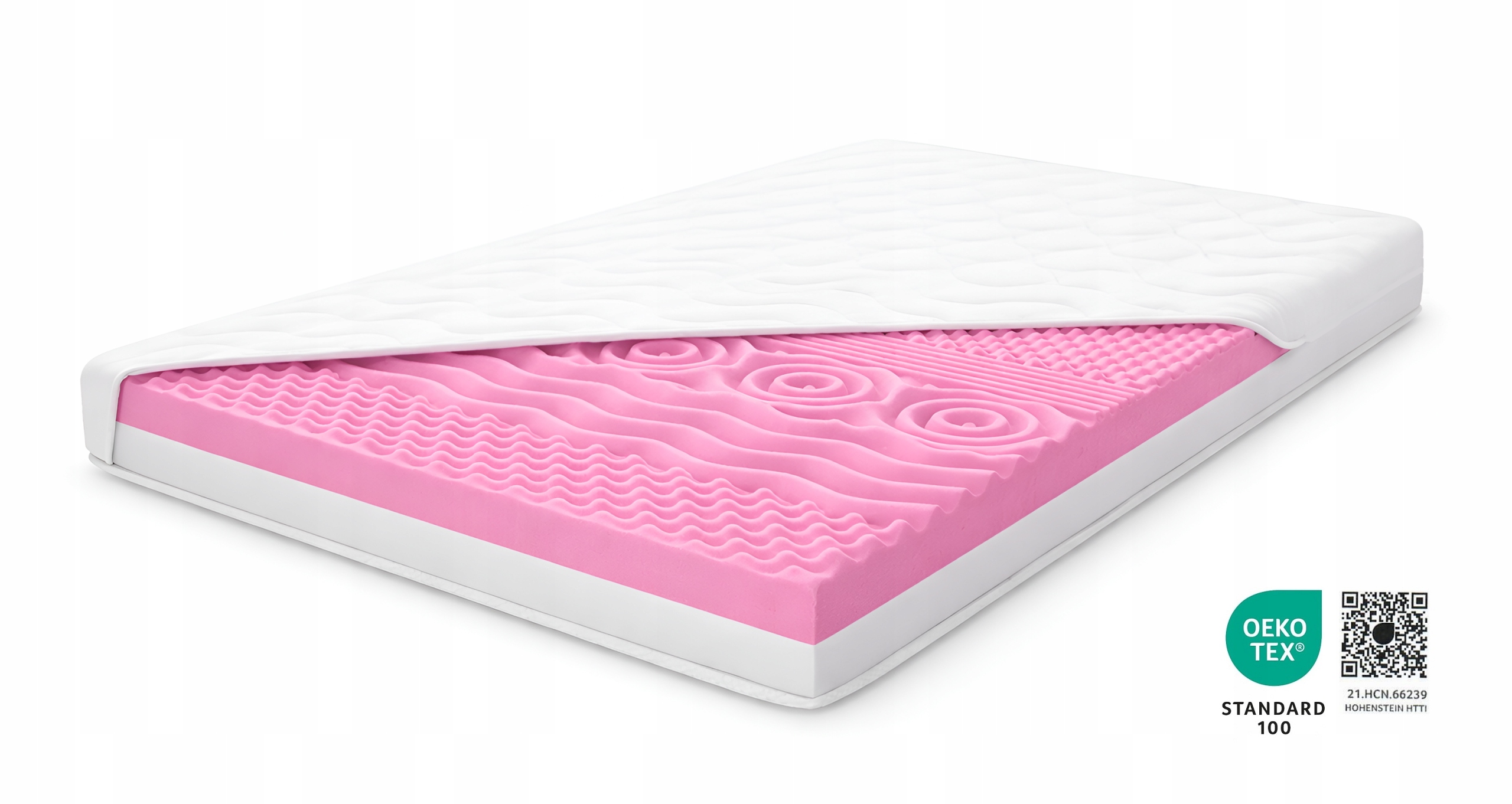 Materac nawierzchniowy Toper masujący Visco 120x200 Mikrofibra 8cm Topper