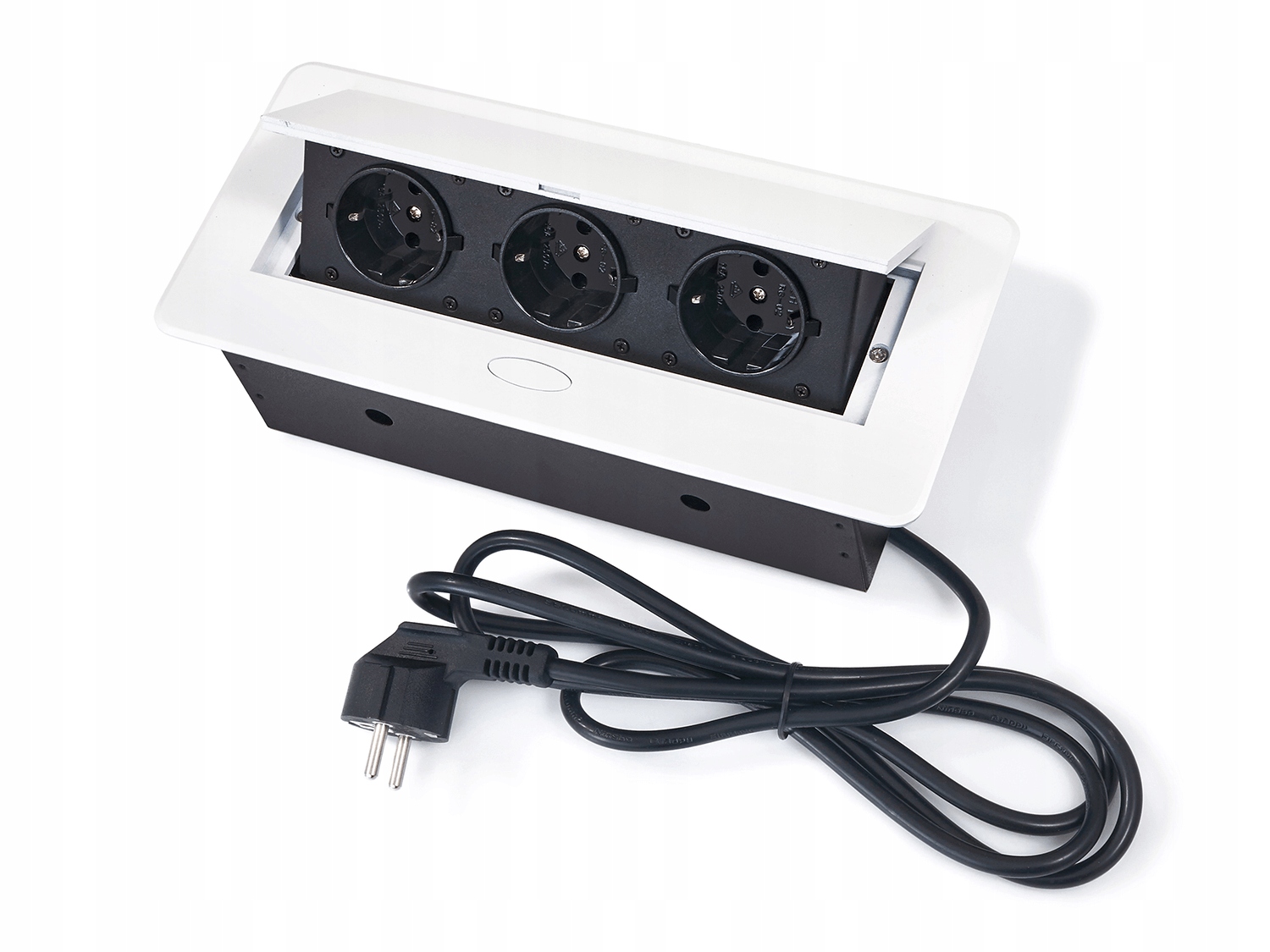 POWER PORT BIURKOWY CHOWANY WPUSZCZANY BLAT 3x230V (HUBMULTIBOX1BI