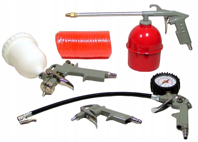 ZESTAW LAKIERNICZY DO MALOWANIA PISTOLET SPRĘŻARKA