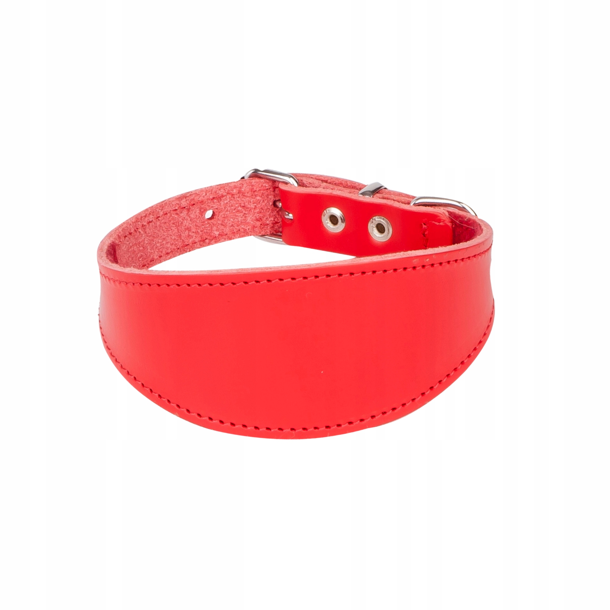 Levně Obojek z kůže pro psa Charta Dingo Classic L 41cm červený