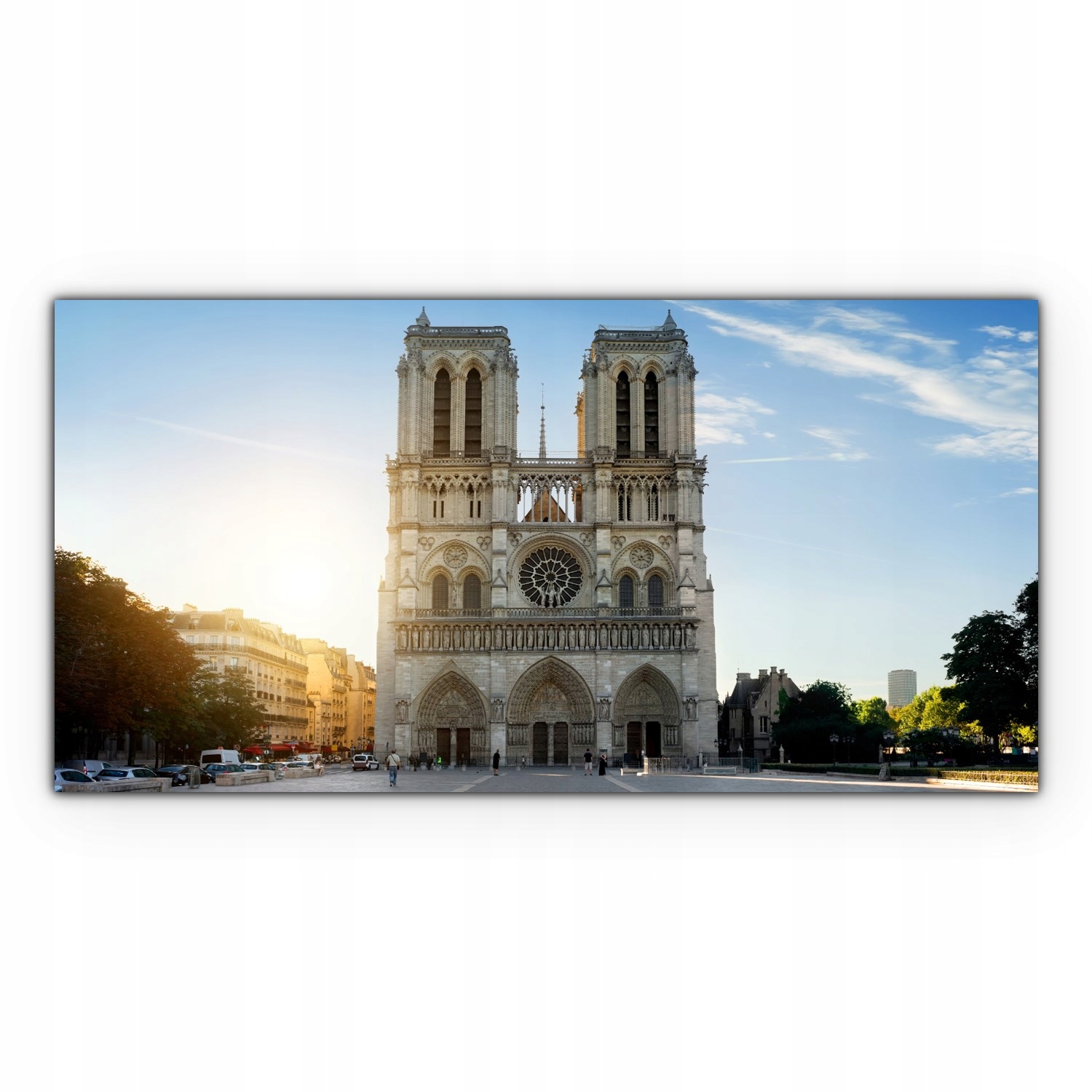 

Obraz płótno canvas 140x70 Fasada Notre Dame Paryż