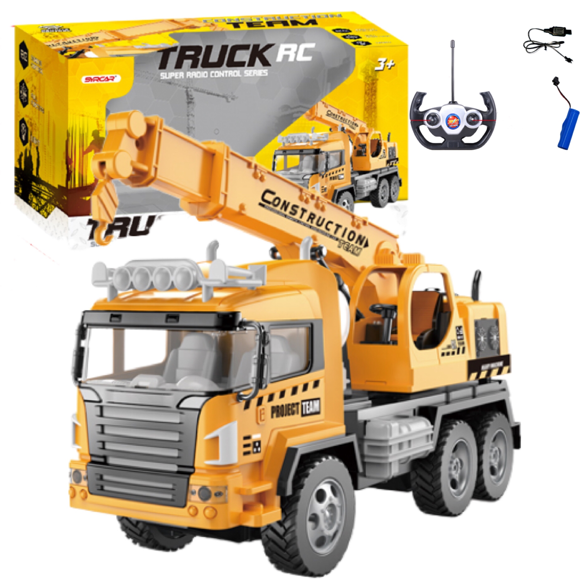 

Zdalnie Sterowany Podnośnik Duży Samochód Rc